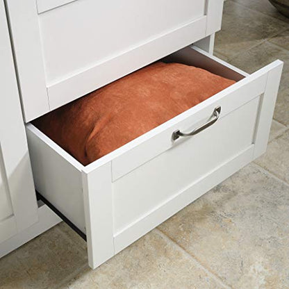 Select Multipurpose Bedroom Armoire Wardrobe Closet Pantry Storage Cabinet with Storage Drawers and Hanging Rail