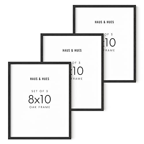 8x10 Black Oak Frame Set of 3 (3 Count)