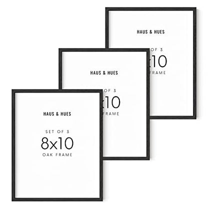 8x10 Black Oak Frame Set of 3 (3 Count)