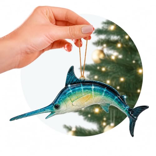 Swordfish Christmas Ornament