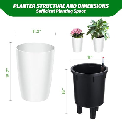 16" Tall Planter Set of 2