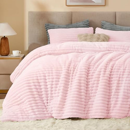 Fleece Full Comforter Set