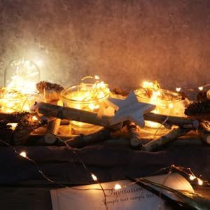 6-Pack 7Ft Starry String Lights No Remote Fairy String Lights 20 Micro Starry