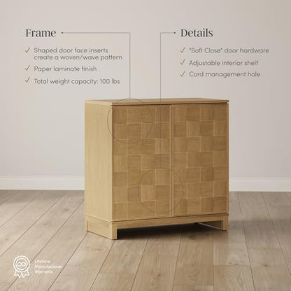 Paige Mid Century Modern Bar Cabinet Credenza