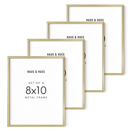 8x10 Gold Picture Frames (4 Count)