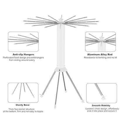 4 Legged Clothes Drying Rack Foldable