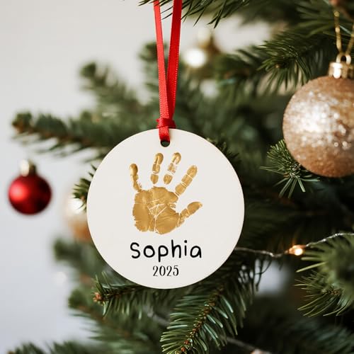 Baby Hand and Footprint Ornament