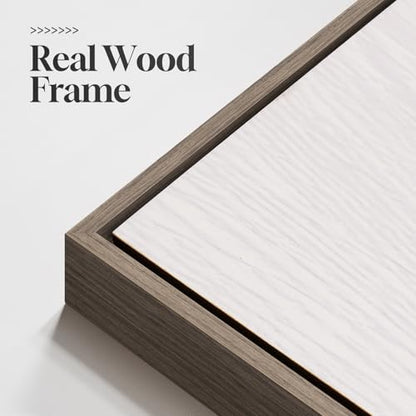 Large Framed 3D Wood Mountain Wall Art Decor for Living Room (3 Count)