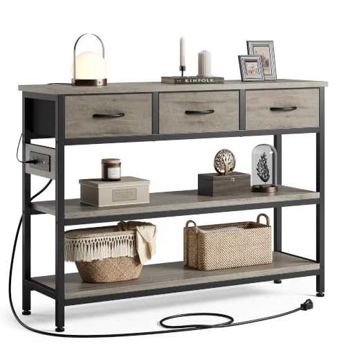 Entryway Table with Outlets