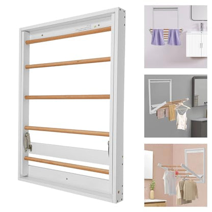 Wall Mounted Clothes Drying Rack
