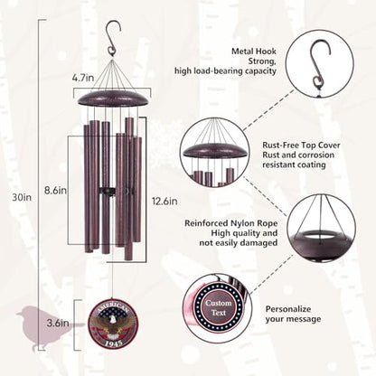 Personalized Wind Chimes for Military