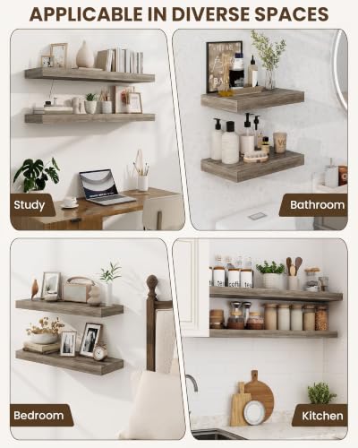 48" Floating Shelves for Wall (2 Count)