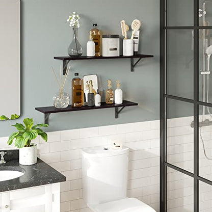 Long Wall Shelves (2 Count)