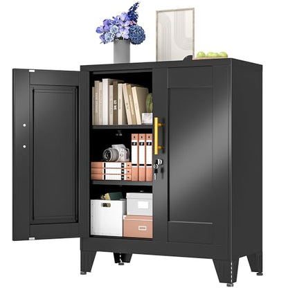 Black Metal Storage Cabinet