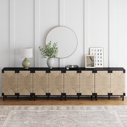 Beacon Accent Natural Sideboard Storage Cabinet TV Stand in Wire