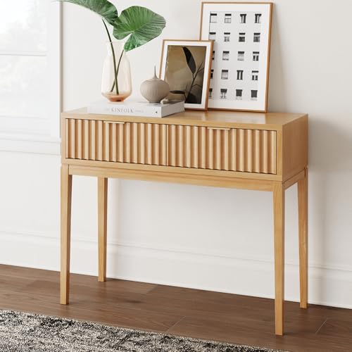 Virgo Wood Accent Storage Console Sofa Table