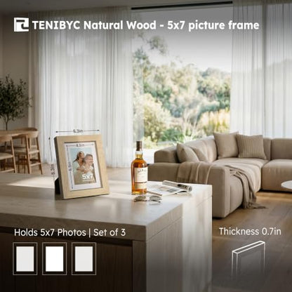 5x7 picture frame 3 Pack (3 Count)