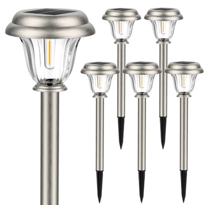 Solar Lights Outdoor (6 Count)