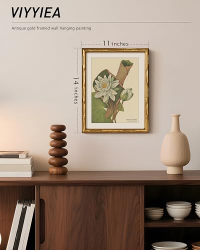 Gold Bamboo Framed Wall Art