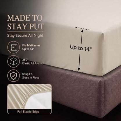 California King Comforter Set Oatmeal