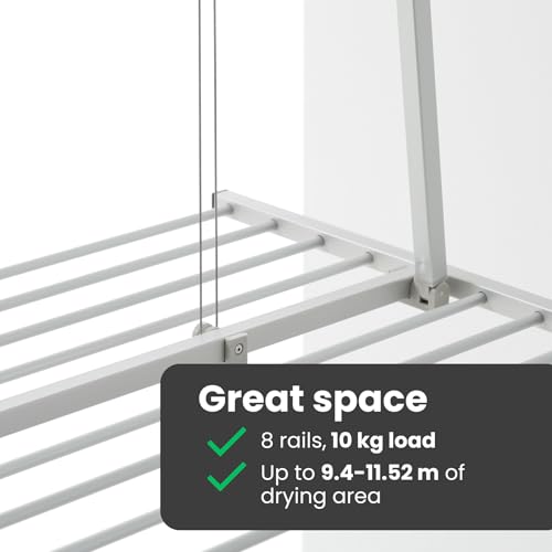 Mini, Folding, Pull Down, Ceiling Laundry Drying Rack, 60 in (5000 Count)