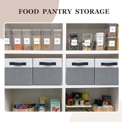12 Pack Large Storage Baskets for Shelves (12 Count)
