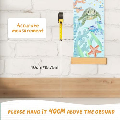 Personalized Name Growth Chart Wall Decor for Kids