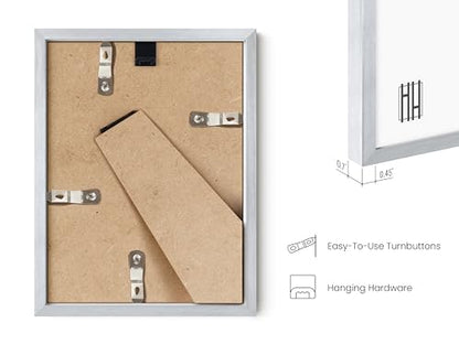 6x8 Silver Metal Picture Frames