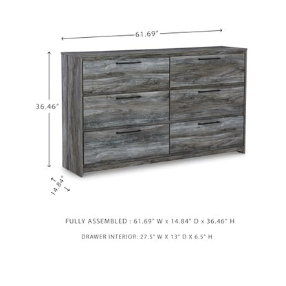 Baystorm 6 Drawer Bedroom Dresser