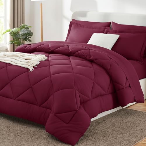 Full Size Comforter Sets Burgundy