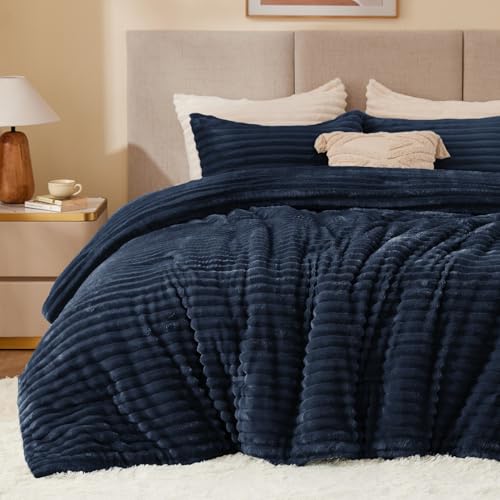 Fleece Full Comforter Set