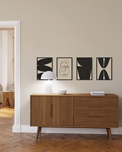 12x18 Black Oak Frame Set of 4 (4 Count)