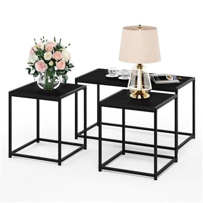 CAMNUS Metal Frame Living Room Table Set
