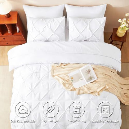 Twin XL Comforter Set White