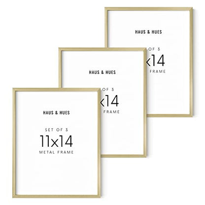 11x14 Gold Picture Frames (3 Count)