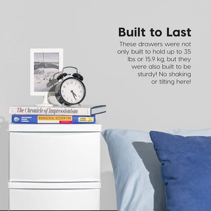 4 Drawer Slim Narrow Storage Organizer