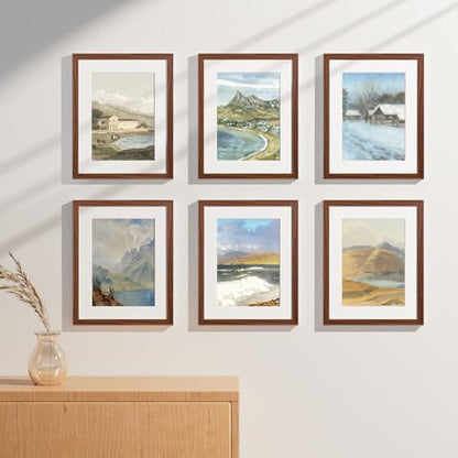 11x14 Picture Frames Set of 9 for Wall Mounting (9 Count)