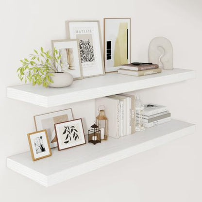 Deep Floating Shelves 40x12” Set of 2 (2 Count)