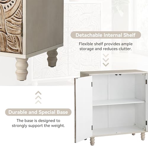 32" Sideboard Buffet Cabinet