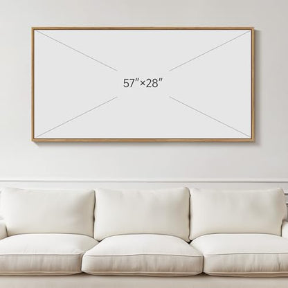 Large Framed Neutral Tree of Life Wall Art for Living Room