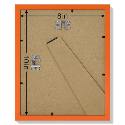 8x10 Picture Frames Set of 9 for Wall or Tabletop Display (9 Count)