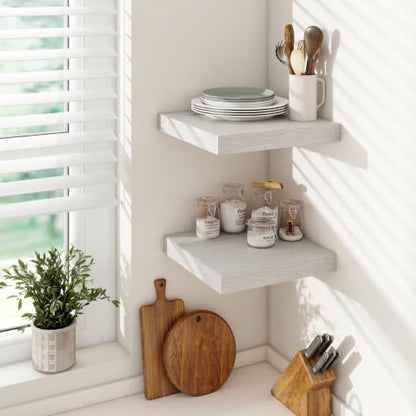 12" Deep Floating Shelves 24x12” Set of 2 (2 Count)