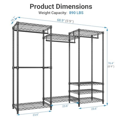 V5 Heavy Duty Clothes Rack