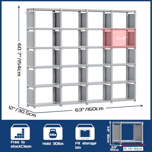 20 Cube Book Shelf