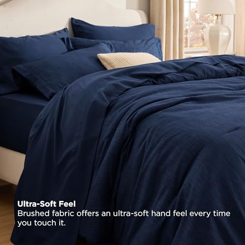 Full Comforter Set Navy