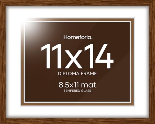 11x14 Brown Oak Diploma Frame (2 Count)