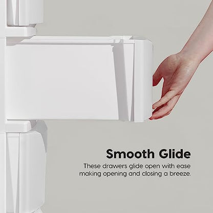 4 Drawer Slim Narrow Storage Organizer
