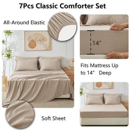 Full Size Comforter Sets Wheat