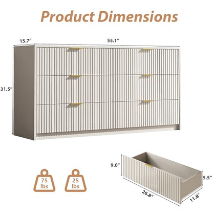 6 Drawer Dresser for Bedroom