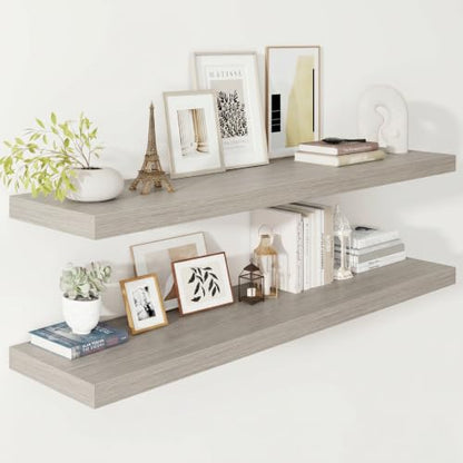 Deep Floating Shelves 48x12” Set of 2 (2 Count)